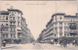 10969 Berlin-Kreuzberg, Ritterstrasse-Ecke Luisenufer, ca. 1910