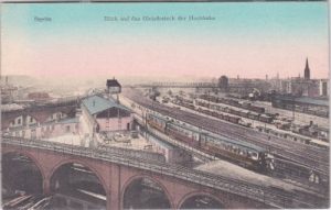 10963 Berlin-Kreuzberg, Bahnhof Gleisdreieck, ca. 1905