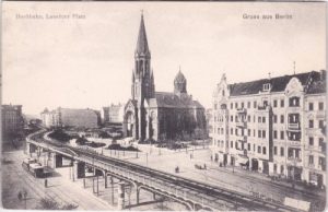 10997 Berlin-Kreuzberg, Hochbahn, Lausitzer Platz, ca. 1905