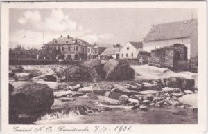 Gmünd (Niederösterreich), Leinsitzwehr, ca. 1930