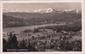 Krumpendorf am Wörthersee, Ortsansicht, ca. 1935