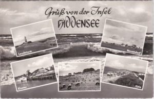 18565 Vitte auf Hiddensee, Mehrbildkarte, ca. 1960
