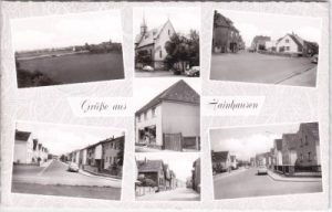 63110 Hainhausen (Rodgau), u.a. Straßenansichten, ca. 1960