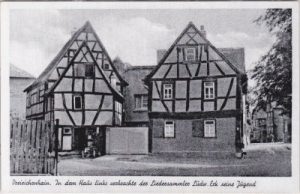 63303 Dreieichenhain (Dreieich), Straßenansicht, ca. 1950