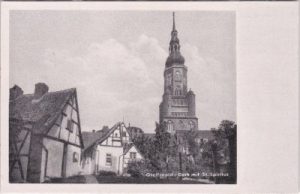 17489 Greifswald, Stadtansicht, ca. 1955