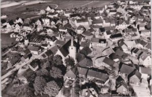 56865 Blankenrath (Hunsrück), Luftaufnahme, ca. 1955