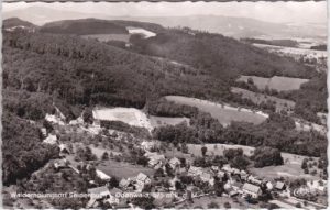 64678 Seidenbuch im Odenwald (Lindenfels), Luftaufnahme, ca. 1960