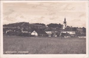 Jennersdorf (Burgenland), Ortsansicht, ca. 1935