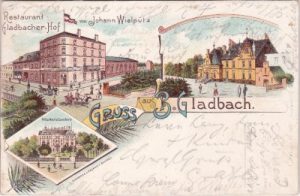 51465 Bergisch Gladbach, Gladbacher Hof, Farblitho, ca. 1900