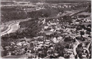 82031 Grünwald, Luftaufnahme, ca. 1955