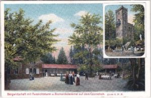 02627 Czorneboh (Kubschütz), Bergwirtschaft, ca. 1905