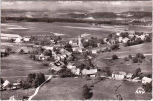 94542 Wolfakirchen/Niederbayern (Haarbach), Luftaufnahme, ca. 1960
