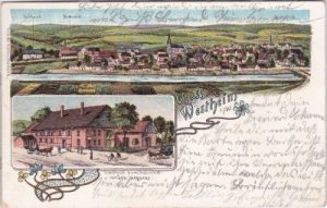 34431 Westheim (Marsberg/Sauerland), Farblitho, ca. 1900