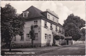 07429 Rohrbach (bei Saalfeld), Gasthaus zum Auerhahn, ca. 1960