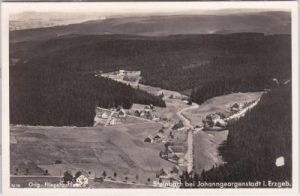 08349 Steinbach (Johanngeorgenstadt), Luftaufnahme, ca. 1935