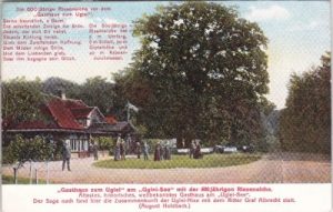 23701 Eutin, Gasthaus zum Uglei, Ukleisee, ca. 1905