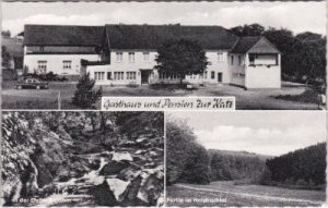 56283 Ehr/Hunsrück (Halsenbach), Gasthaus Zur Katz, ca. 1955