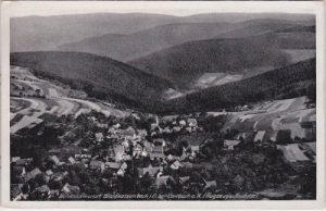 69429 Waldkatzenbach im Odenwald (Waldbrunn), Luftbild, ca. 1950