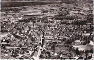 75015 Bretten (Baden), Luftaufnahme, ca. 1960
