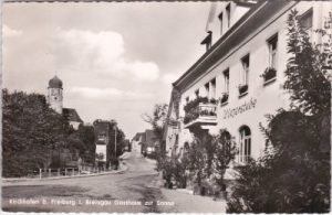 79238 Kirchhofen im Breisgau (Ehrenkirchen), Straßenansicht, ca. 1960