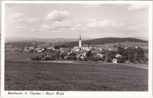94116 Hutthurm, Ortsansicht, ca. 1955