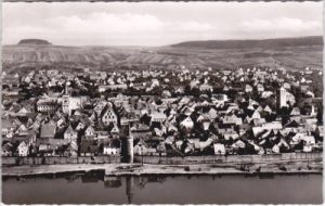 97753 Karlstadt am Main, Luftaufnahme, ca. 1965