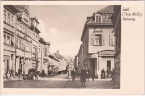 98527 Suhl (Thüringer Wald), Steinweg, ca. 1955