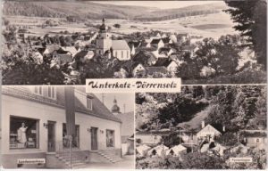 98634 Unterkatz-Dörrensolz (Wasungen), Landwaren-Laden, ca. 1960