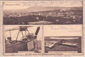 99867 Gotha, Fliegerstadt, Albatros-Doppeldecker, ca. 1915