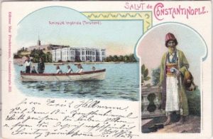 Konstantinopel (Istanbul), Amiraute Imperiale, Farblitho, ca. 1900