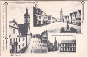 90584 Allersberg, u.a. Mädchenschule, ca. 1905