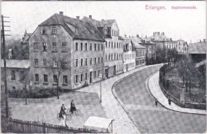 91054 Erlangen, Sieglitzhoferstraße, ca. 1910