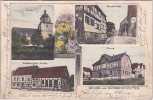 99713 Großbrüchter (Helbedündorf), u.a. Gasthaus Rössel, u.a. 1905