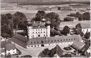 93326 Offenstetten (Abensberg), Luftaufnahme, ca. 1960