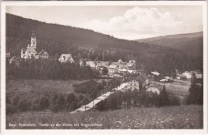 94252 Bayerisch Eisenstein, Ortsansicht, ca. 1935