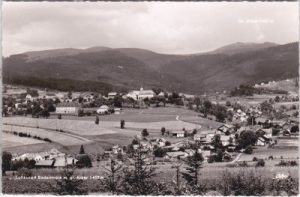 94249 Bodenmais, Ortsansicht, ca. 1955