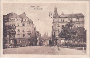 95028 Hof (Saale), Wörthstraße, ca. 1925