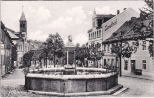 95192 Lichtenberg/Oberfranken, Straßenansicht, ca. 1955