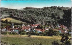 95359 Kasendorf (Oberfranken), Ortsansicht, ca. 1960