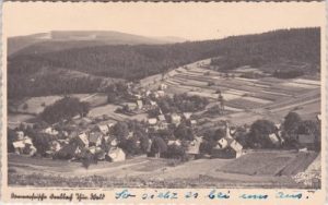 98744 Deesbach im Thüringer Wald, Ortsansicht, ca. 1955
