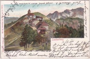 Luschariberg (Saifnitz/Tarvis), Farblitho, ca. 1900