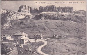 Pordoipass (Canazei/Trentino), Albergo Maria, ca. 1920