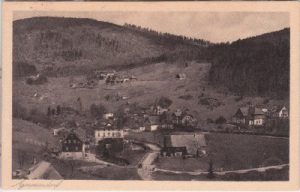 Agnetendorf in Schlesien (Jagniątków), Ortsansicht, ca. 1930