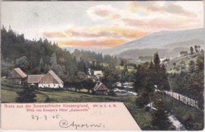 Klessengrund/Niederschlesien (Kletno), Ortsansicht, ca. 1900