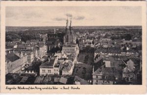 Liegnitz (Legnica), Stadtansicht, ca. 1935