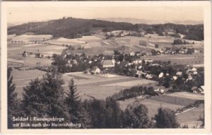Seidorf im Riesengebirge (Giersdorf), Ortsansicht, ca. 1930