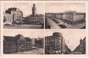 Teschen/Oberschlesien (Cieszyn), u.a. Bahnhofstraße, ca. 1940