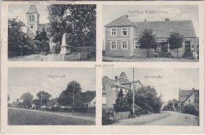 Mauskow/Neumark (Muszkowo), u.a. Kaufhaus Gustav Kranz, ca. 1920