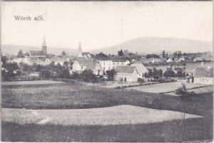 Wörth an der Sauer/Elsass (Woerth), Ortsansicht, ca. 1905