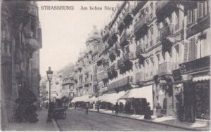 Strassburg im Elsass (Strasbourg), Am hohen Steg, ca. 1915
